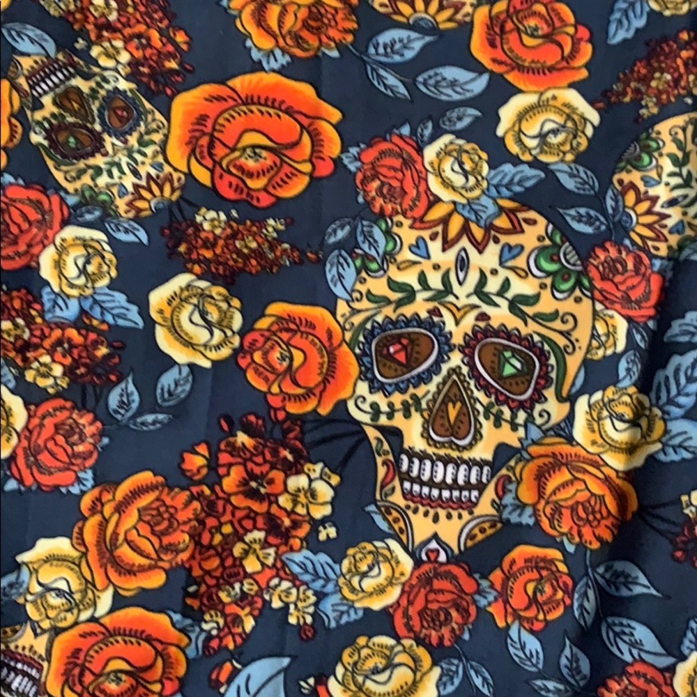 Skull & Roses Leggings 🧡